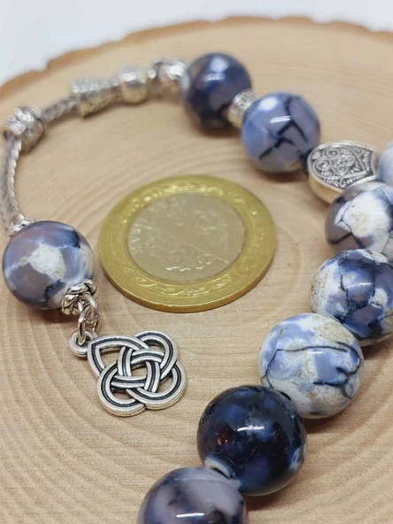 Akik Taşı 17lik Efe Tesbih 12mm (53368) - Resim 5