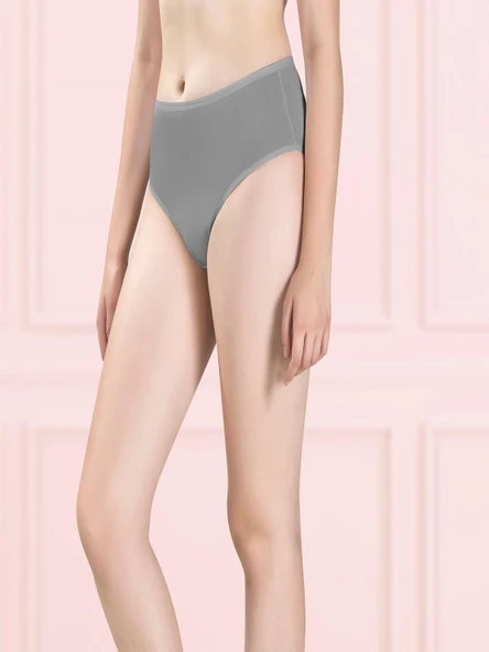 Jiber Kadın Bato Bikini Külot 652 - 12 Adet  Siyah S - Resim 6