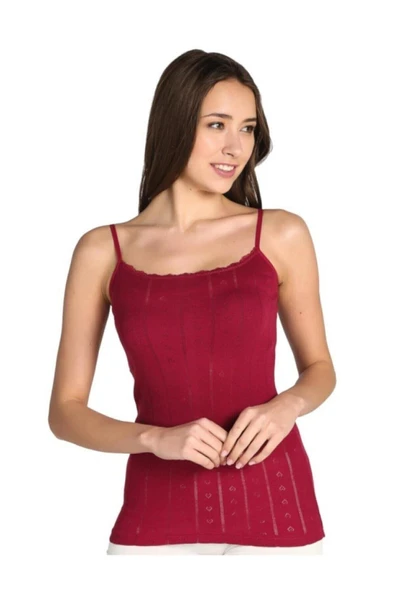 Berrak Kadın İnce Askılı Atlet 8050 - 6 Adet  Siyah 3XL - Resim 7