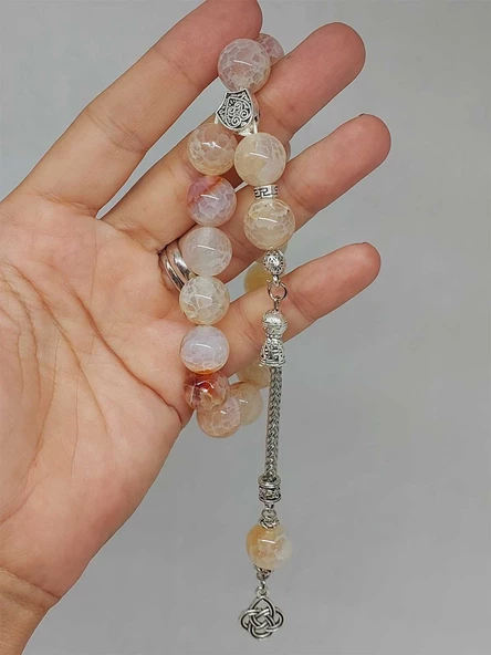Akik Taşı 17lik Efe Tesbih 12mm (53356)