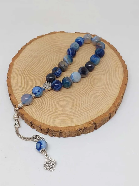 Akik Taşı 17lik Efe Tesbih 12mm (53360) - Resim 2