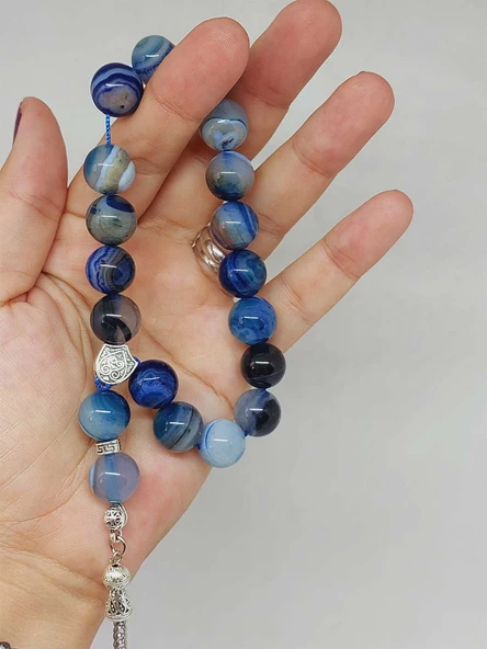 Akik Taşı 17lik Efe Tesbih 12mm (53360) - Resim 4