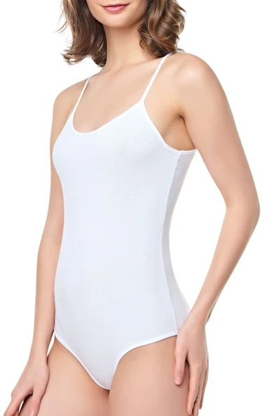 6 Adet SEHER BAYAN İP ASKILI ÇITÇITLI BADİ  Siyah S - Resim 5