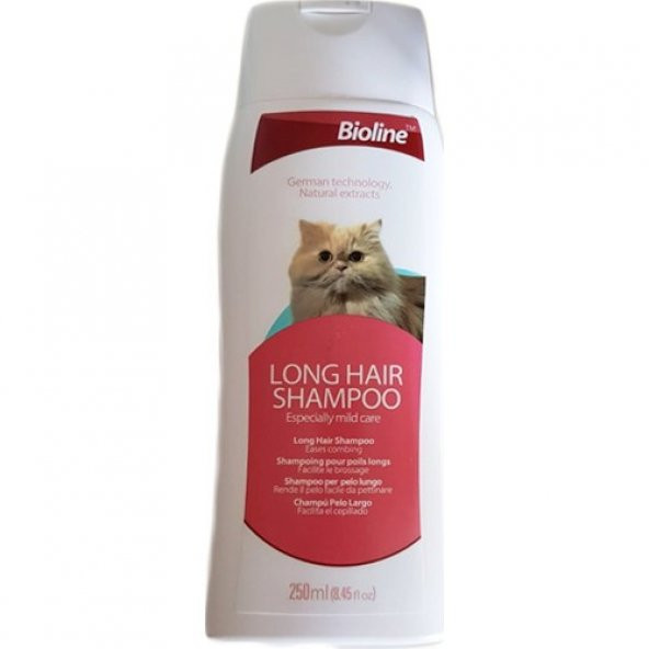 Bioline Uzun Tüylü Kedi Şampuanı 250 Ml Skt : 09/2024
