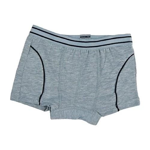 TUTKU 0133 ERKEK ÇOCUK LİKRALI BOXER 6 Adet   Gri 4 (7-8 YAŞ) - Resim 2