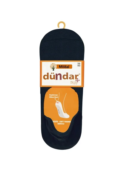 Dündar Kadın Modal Babet Çorap 6913 - 6 Adet  Beyaz 36-40 - Resim 4