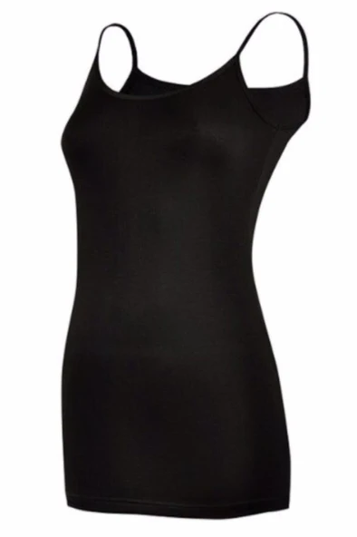 Yıldız Kadın Süper İnce İp Askılı Atlet 3'Lü Paket -2245-2246-2247  Beyaz 3XL - Resim 8