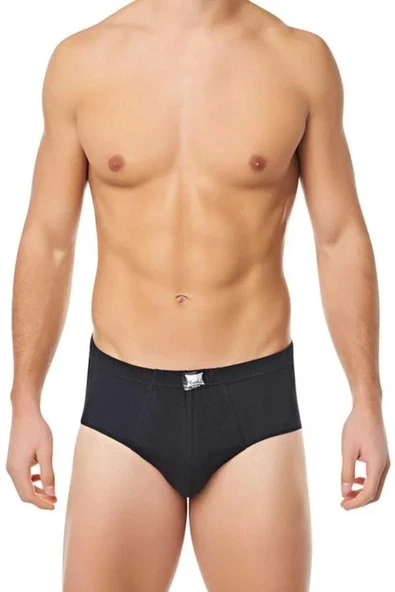 Tutku Erkek Renkli Penye Slip Külot  0109 - 6 Adet  M Gri - Resim 4