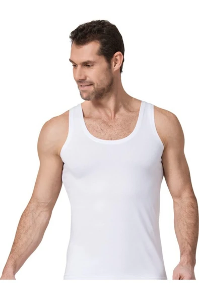 Namaldı Erkek Likralı Atlet 6'Lı Paket - 184  XL Siyah - Resim 6