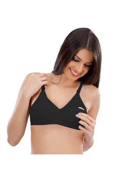 Liza Penye Pamuklu Lohusa Emzirme Sütyeni  Ten 95B - Resim 3