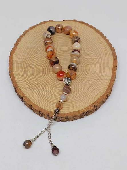 Akik Taşı 17lik Efe Tesbih 12mm (53392) - Resim 2