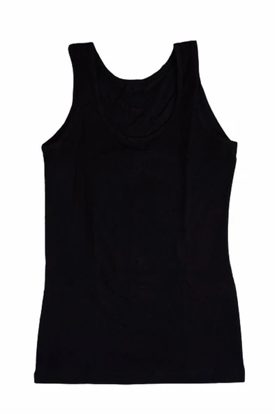 Yıldız Kadın Süper İnce Geniş Askılı Büyük Beden Atlet 3'Lü Paket -2315-2316  Beyaz 2XL - Resim 6