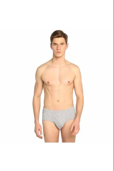 Seher Yıldızı Erkek Renkli Slip Külot - 12 Adet  Beyaz XL - Resim 3