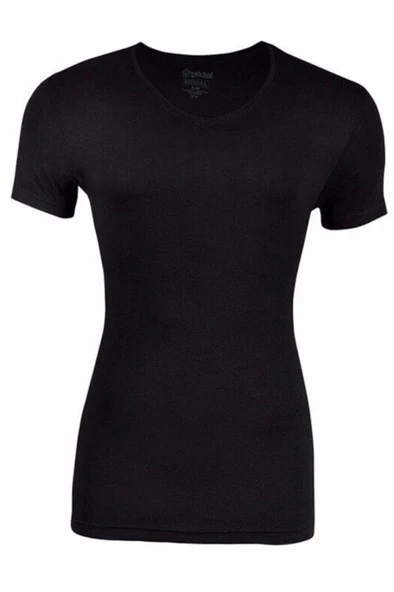 YILDIZ Erkek Bambu V Yaka Kısa Kollu Atlet 480  Beyaz M - Resim 5