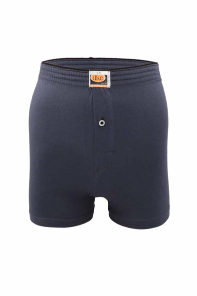 İlke Erkek Penye Boxer 011 - 3 Adet  XL Siyah - Resim 4