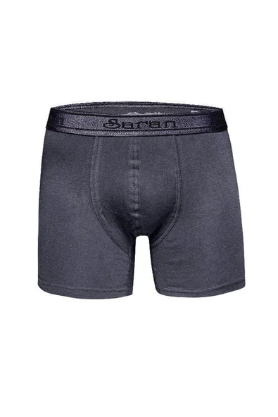 Saran Erkek Likralı Pamuklu Boxer 3103 - 12 Adet  XL Siyah - Resim 2