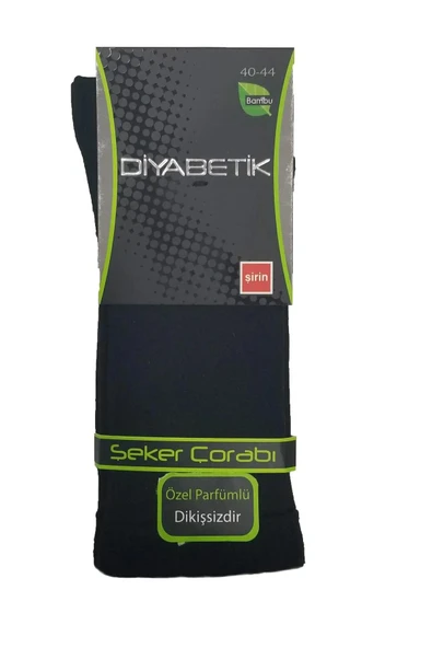 Şirin Erkek Bambu Şeker Çorabı 8100 - 12 Adet  Füme 40-44 - Resim 6