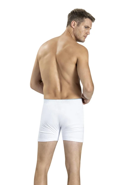 Jiber Erkek Havlu Kemer Pamuklu Boxer 127 - 9 Adet   XL Gri - Resim 4