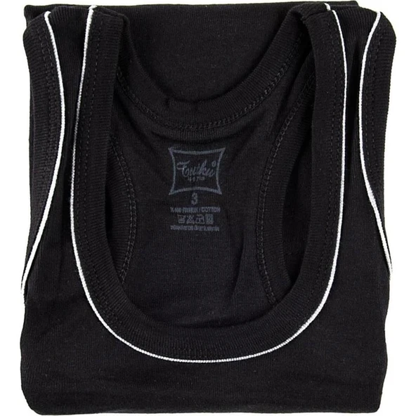 TUTKU 0130 ERKEK ÇOCUK SPOR ATLET 6 Adet  Gri 5 (9-10 YAŞ) - Resim 9