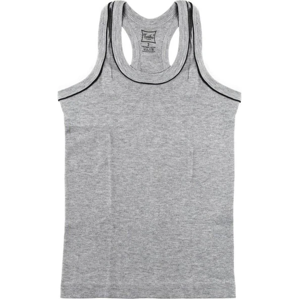 TUTKU 0130 ERKEK ÇOCUK SPOR ATLET 6 Adet  Gri 3 (5-6 YAŞ) - Resim 3