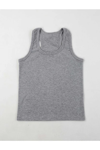 Namaldı Erkek Çocuk Ribana Renk'li Askılı  Atlet 3 Adet  -307  Beyaz 6-8 Yaş - Resim 4