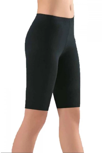 6'Lı TUTKU 0156 BAYAN KISA TAYT  4XL Gri - Resim 6