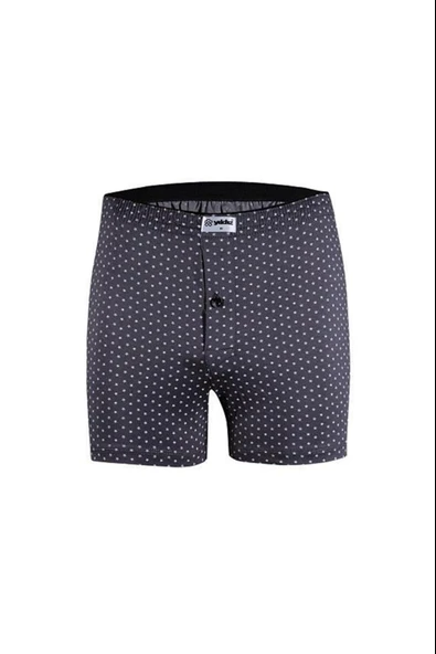 Yıldız Erkek Pamuklu Havlubel Düğmeli Desenli Boxer 43 - 3 Adet  Karışık Renk 3XL - Resim 8