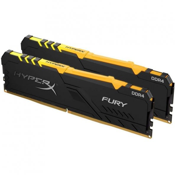 KINGSTON HyperX 16GB RGB 3600 HX436C17FB3AK2/16 PC Bellek - Resim 1