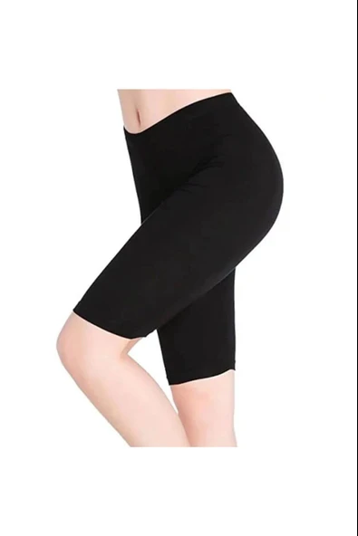 6'Lı TUTKU 0156 BAYAN KISA TAYT  Gri 2XL - Resim 7