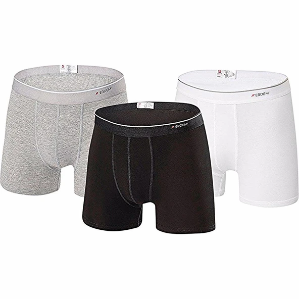 Erdem Erkek Likralı Boxer 1491 - 3 Adet  M Karışık Renk ürün görseli