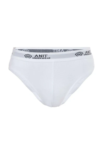 Anıt 3'Lü Ribana Erkek Slip Külot  1116   XL Gri - Resim 3