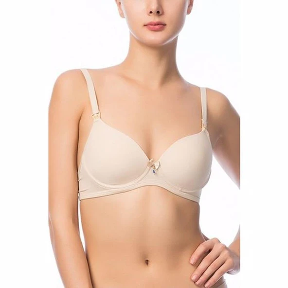 NBB Kaplı Emzirme Sütyen 3628  Beyaz 95B - Resim 6