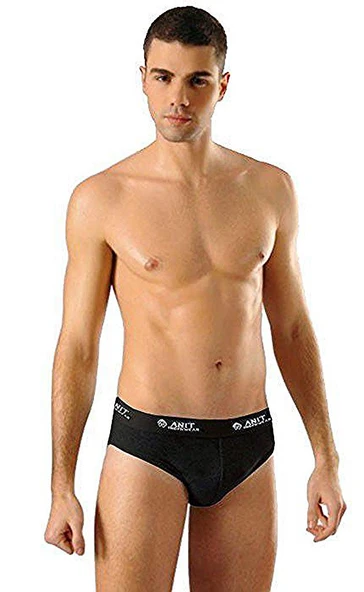 Anıt 3'Lü Ribana Erkek Slip Külot  1116   XL Gri - Resim 2