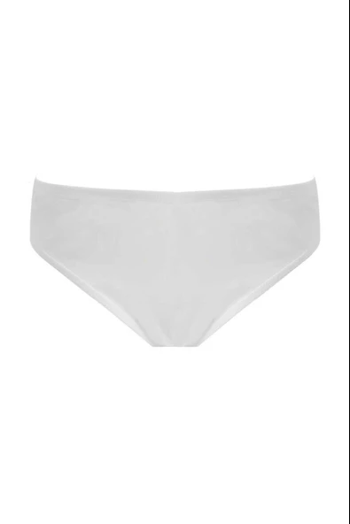 Aydoğan Kadın Likralı Bikini Külot 0181-6 Adet  Beyaz XL