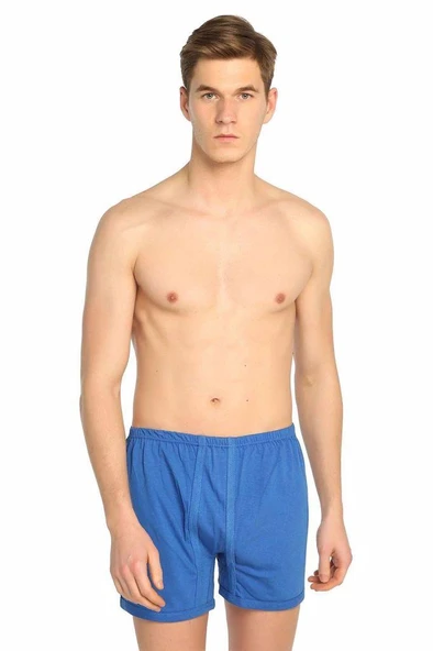 12 Adet Seher Erkek Paçalı Külot Renkli  4XL Haki - Resim 4