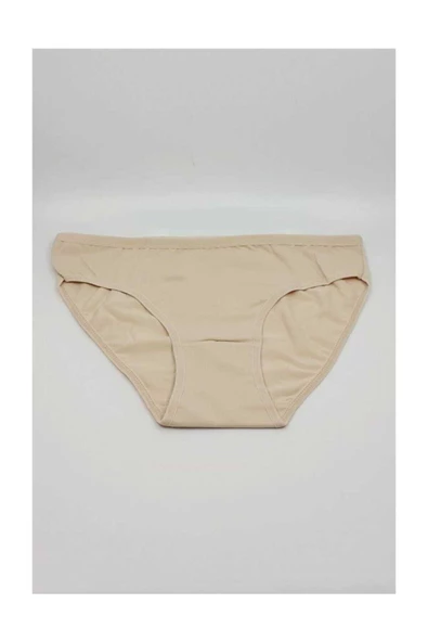 Aydoğan Kadın Likralı Bikini Külot 0181-6 Adet  L Ten