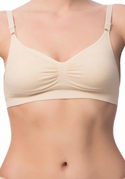 Nbb Dikişsiz Desteksiz Sütyen 3617  Siyah 85B - Resim 5