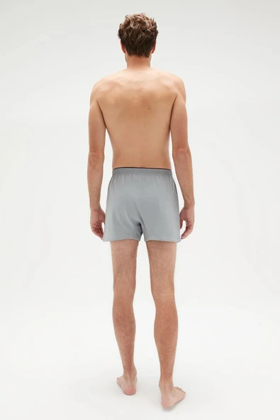 Erdem Erkek Penye Düz Renk Boxer 1400 - 6 Adet  XL Lacivert - Resim 7