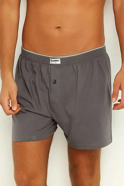 Yıldız Erkek Penye Havlu Bel Düz Boxer 43 - 3 Adet  XL Mavi - Resim 4