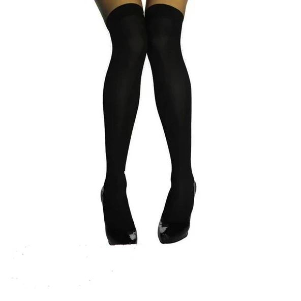 12 Adet OR-AL 70 Denye Kalın,Mus Kaçmaz Dizüstü Çorap Standart Ten