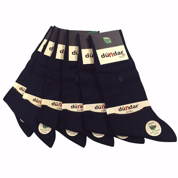 6 Adet Dündar Erkek Plus Yazlık Bambu Çorap  Gri 40-45 - Resim 5