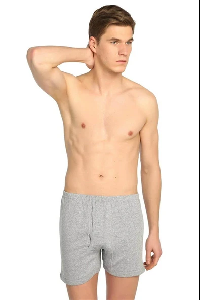 Gümüş Erkek Ribana Paçalı Külot 3057 - 6 Adet  Beyaz 3XL - Resim 6