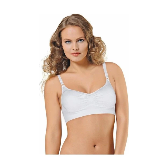 Nbb Dikişsiz Desteksiz Sütyen 3617  Ten 80B - Resim 3