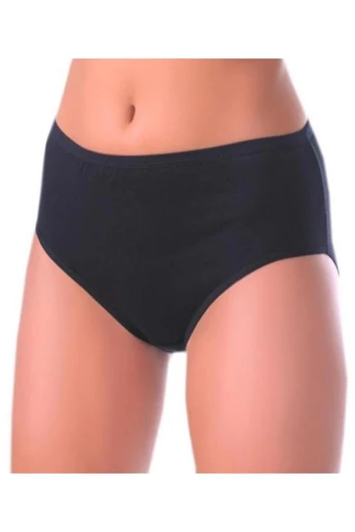 6 Adet Berrak 2064 Bayan Ribana Bato Külot %100 Pamuk  Beyaz L - Resim 2