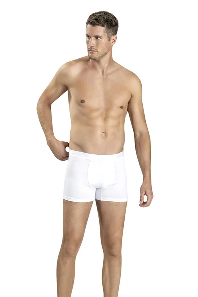 Jiber Erkek Modal Pamuklu Boxer 321- 3 Adet  Lacivert S - Resim 3