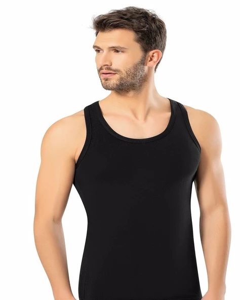 3'Lü ERDEM 1121 ERKEK LİKRALI SPORCU ATLET  Beyaz XL - Resim 5