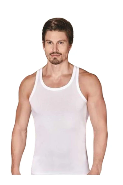 Berrak Erkek Modal Likralı Atlet 4045 - 3 Adet  Siyah M - Resim 4