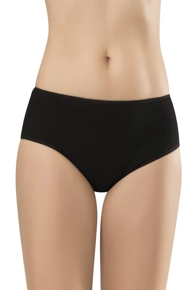 Erdem Kadın Ribana Bato Külot 2500 - 6 Adet  Beyaz XL - Resim 3