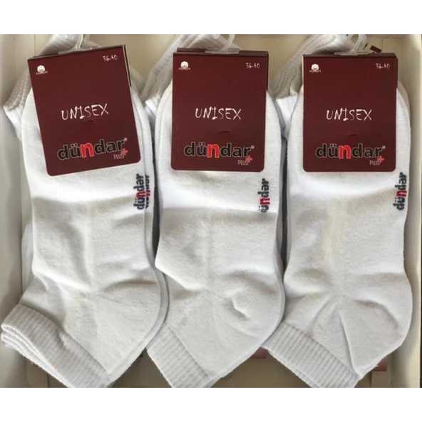 Dündar Kadın Havlu Patik Çorap - 6 Adet  Siyah 36-40 - Resim 3