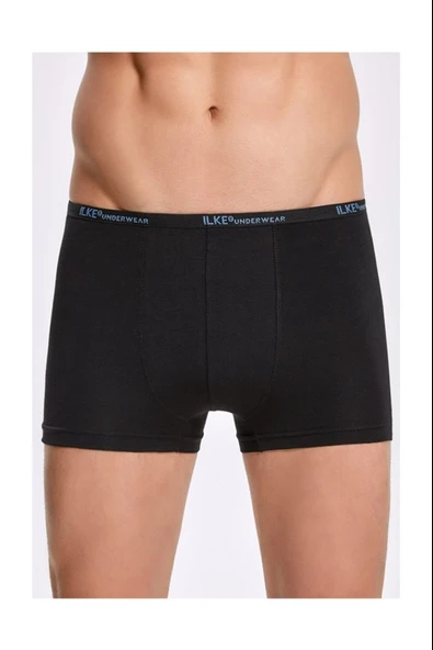 İlke Erkek Modal İnce Bel Lastikli Boxer 1603 - 6 Adet  M Lacivert - Resim 6